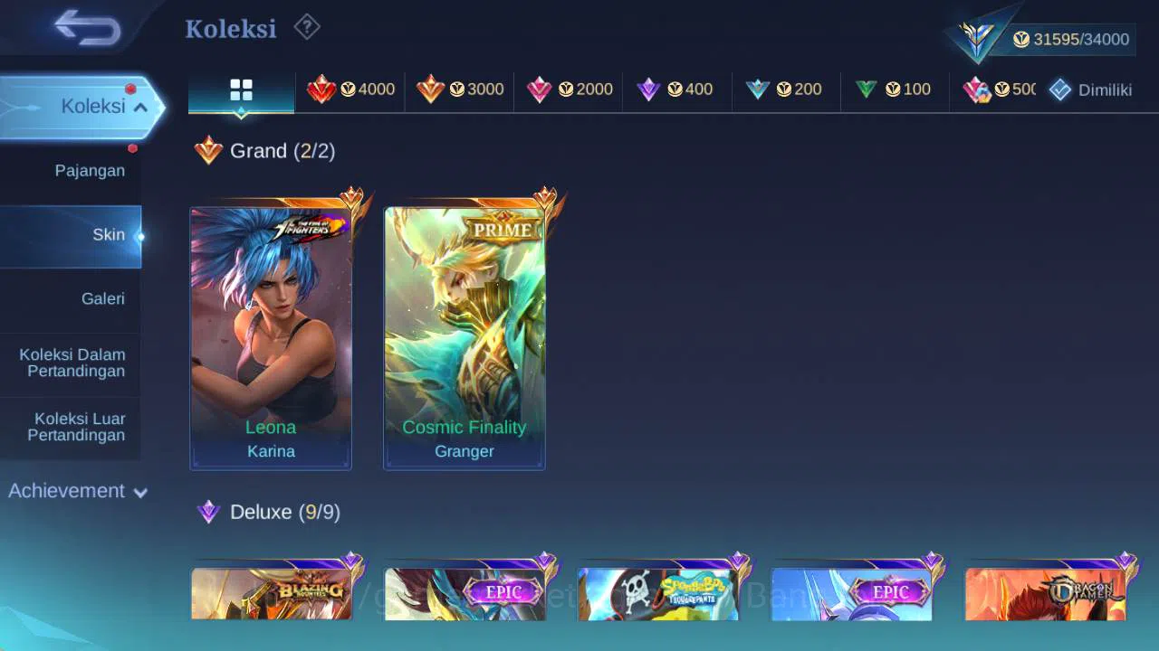 Mobile Legends: Bang Bang Accounts HERO 80+ skin 130+ prime GR, dragon ling, blazing  image 9