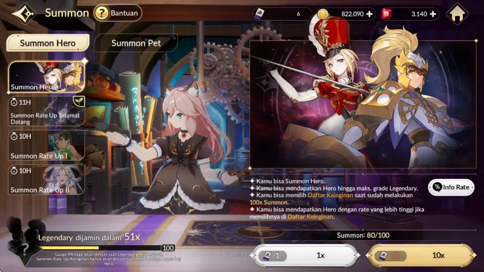 Seven Knights Re:Birth Accounts [Re;BIRTH] Global|Starter LV10|Ruby 3k| 5 Legendar image 10
