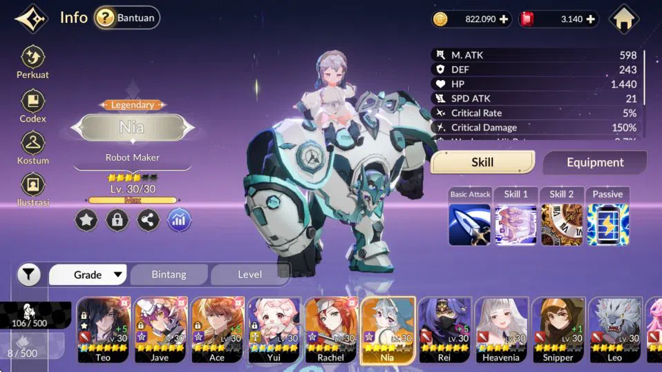 Seven Knights Re:Birth Accounts [Re;BIRTH] Global|Starter LV10|Ruby 3k| 5 Legendar image 5