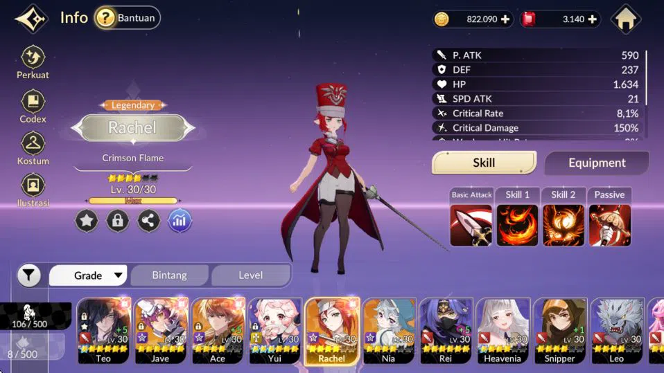 Seven Knights Re:Birth Accounts [Re;BIRTH] Global|Starter LV10|Ruby 3k| 5 Legendar image 6