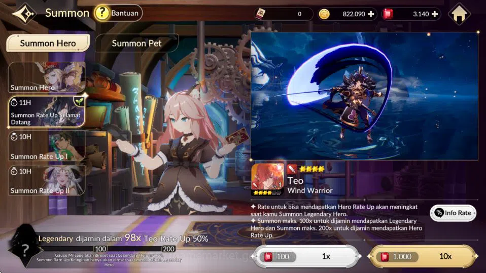 Seven Knights Re:Birth Accounts [Re;BIRTH] Global|Starter LV10|Ruby 3k| 5 Legendar image 9