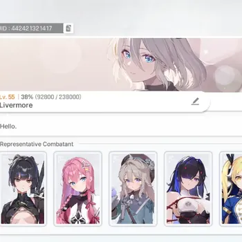 Chaos Zero Nightmare Accounts Global|Lv 55|8 SSR [Rossweisse M2,Tenebria,Adelheid,Tiphera,Chizuru,Kayron,Etc)|Selector