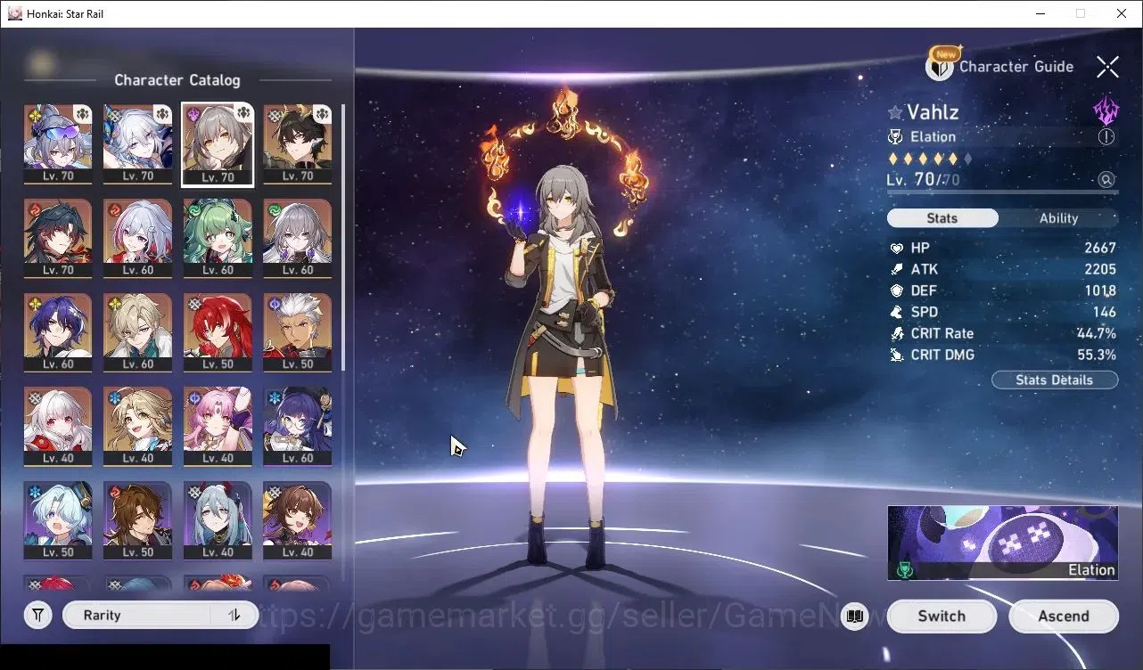 Honkai Star Rail Accounts Others ASIA|TL 54|11 Limited|(SW LV999)+Sign Mortenax Blade,YaoGuang,Huohuo,DH 1