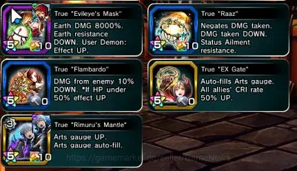 Grand Summoners Accounts End-Game Global|Rank 63|1 Sp.Art|17 Ascend|DL 7