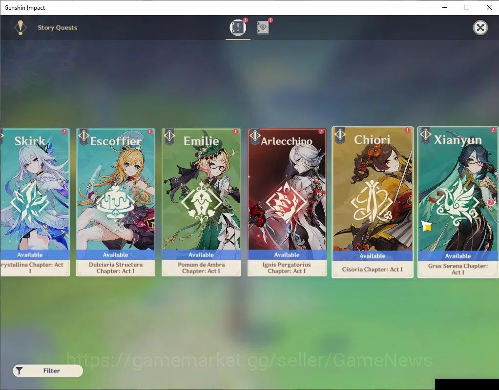 Genshin Impact Accounts Mid Game ASIA |AR 54|BD Unset |5 Limited +3(*5Wep 14