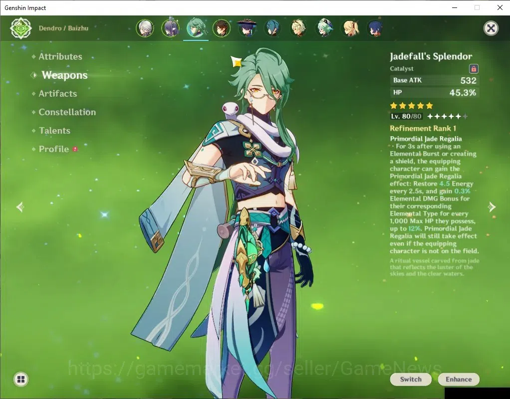 Genshin Impact Accounts Mid Game ASIA |AR 54|BD Unset |5 Limited +3(*5Wep 5