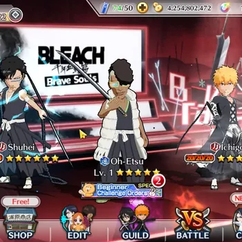 Bleach: Brave Souls Accounts Starter Global|1,3M BP+1MT|Fresh Story|4K BSA+9K PAccTicket|Bambietta,Shuhei,Gremmy,Robert
