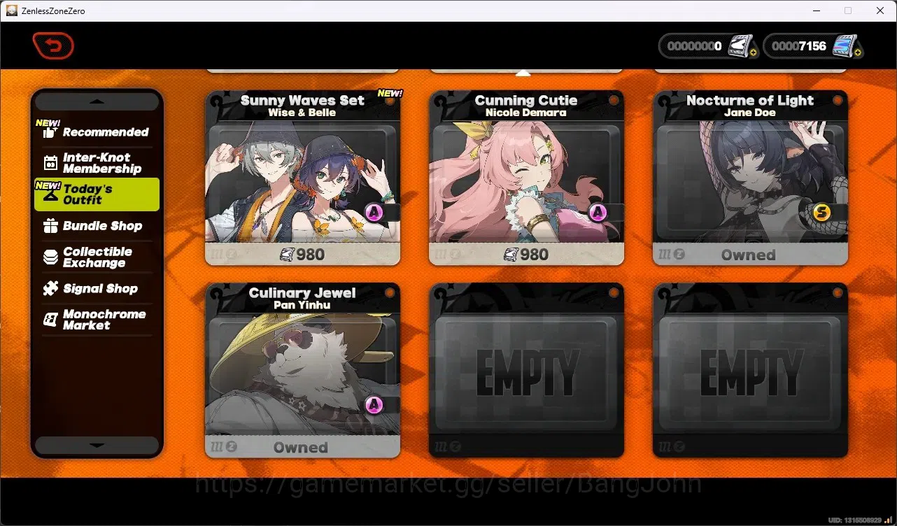 Zenless Zone Zero Accounts ASIA|Lvl.56|5 Char Limited [Zhao,Lucia,YeShunguang image 14