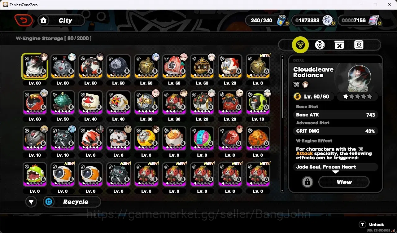 Zenless Zone Zero Accounts ASIA|Lvl.56|5 Char Limited [Zhao,Lucia,YeShunguang image 15