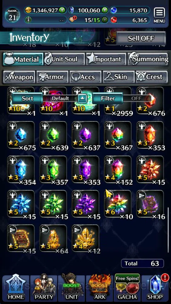 Last Cloudia Accounts Starter Rank21|100K CRYSTAL|Telestio,Logia,prince image 4