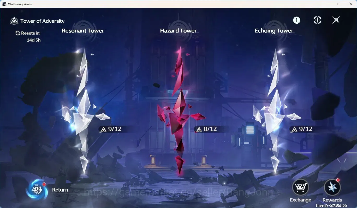 Wuthering Waves Accounts SEA|UL 47|Rank 5|2 Char Limited [Galbrena RC3]+Sig image 14