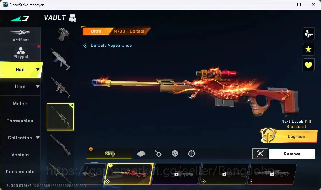 Blood Strike Accounts ASIA | 1 ULTRA: M700 Boitatá | 2 LEGENDARY GUN | 1 image 4