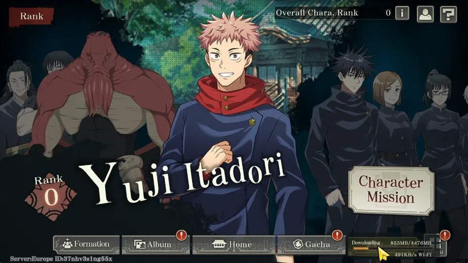 Jujutsu Kaisen: Phantom Parade Accounts Starter Fresh Story | 4 SSR [GOJO,Yuji,Nobara,Todo image 5