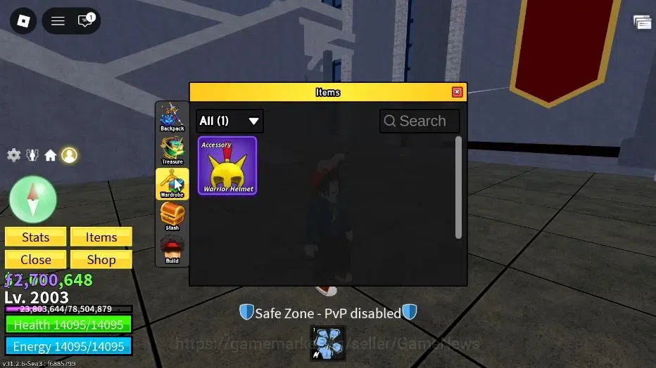 Roblox Accounts Blox Fruit|Lv 2003|Super Human|7M Beli 2,7K Frag|1 image 3