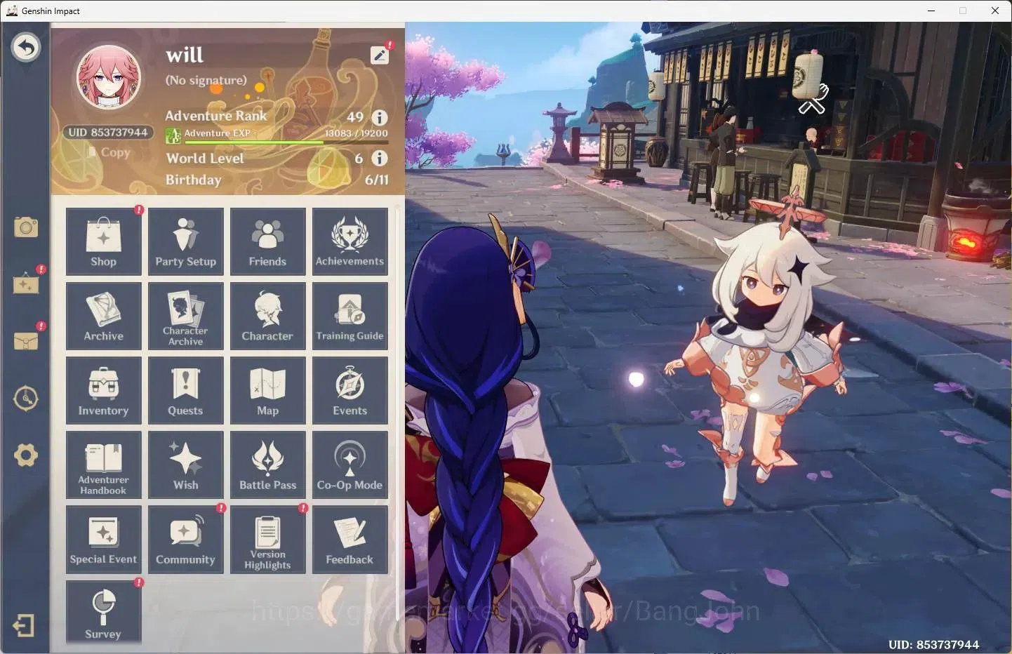 Genshin Impact Accounts ASIA | AR 49|2 Limit|Raiden Shogun,Yae Miko+2 Char image 1