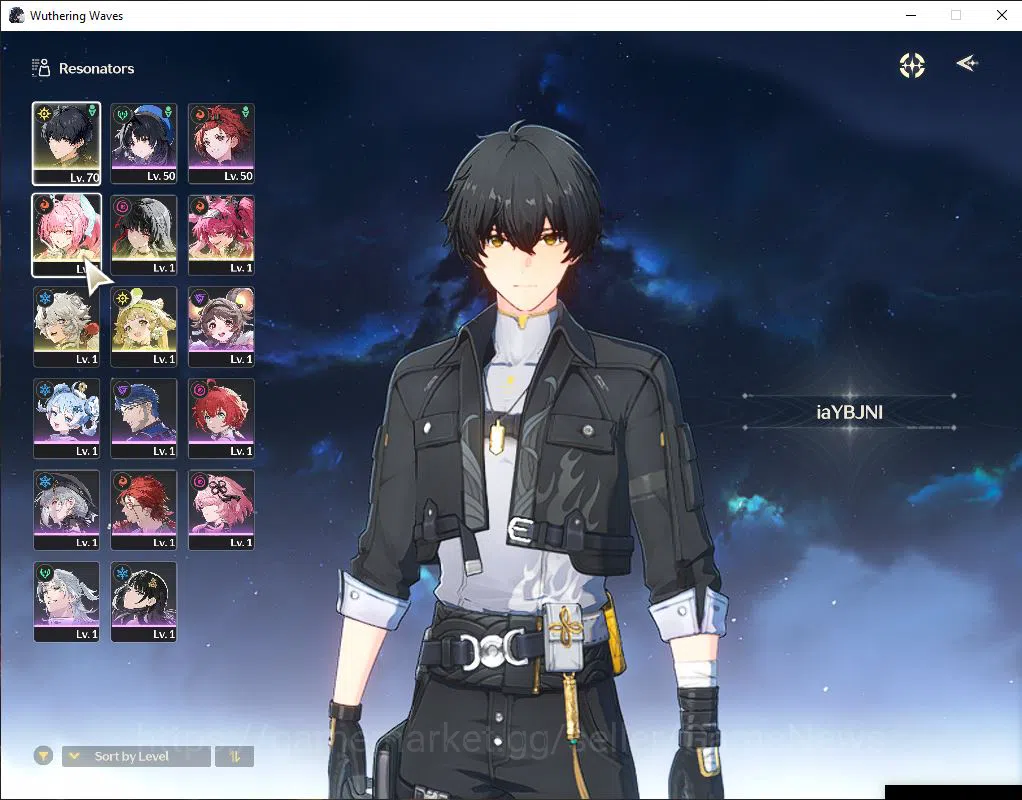 Wuthering Waves Accounts Mid-Game NA |UL 46|3 Limited| Aemeath+Sign,Chisa+Sign,Lupa+Sign|DB Lv29|MC Female|Log Kuro|Check SS 2