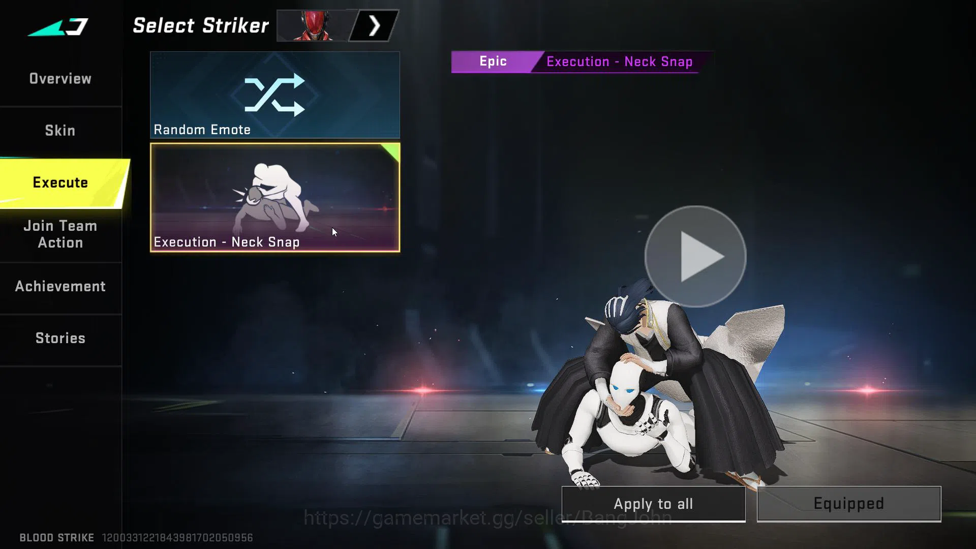 Blood Strike Accounts Collab QBZ Bleach | Collab Ethan Bleach | Login NE image 3