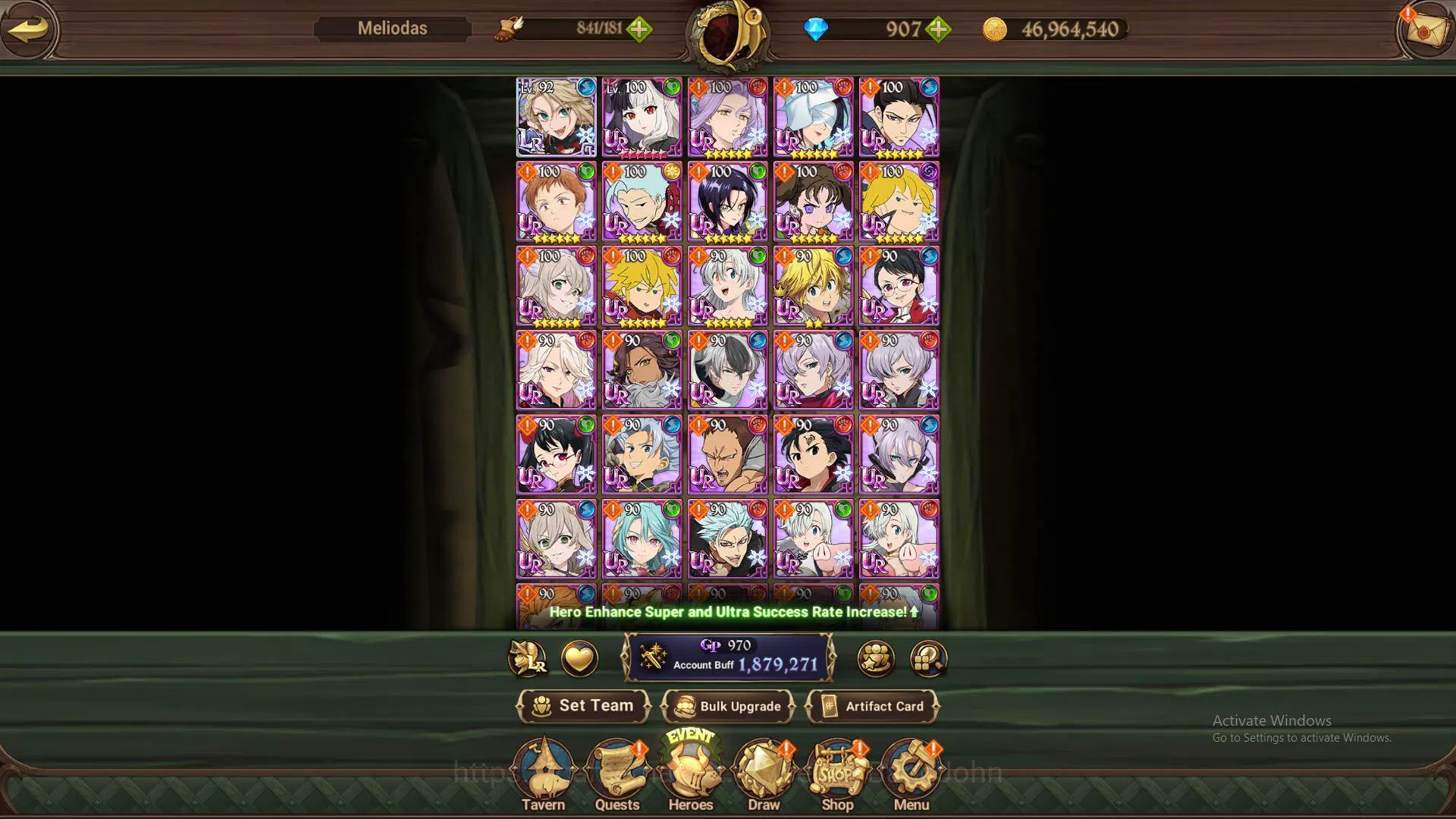 The Seven Deadly Sins: Grand Cross Accounts GLOBAL|1.8M CC|DM 907|LR Roxy|UR Meresca2/6,DKM2/6 image 4
