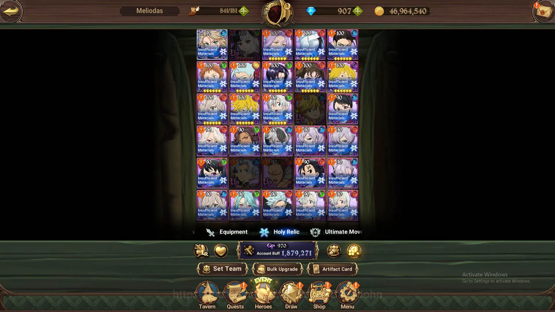 The Seven Deadly Sins: Grand Cross Accounts GLOBAL|1.8M CC|DM 907|LR Roxy|UR Meresca2/6,DKM2/6 image 5