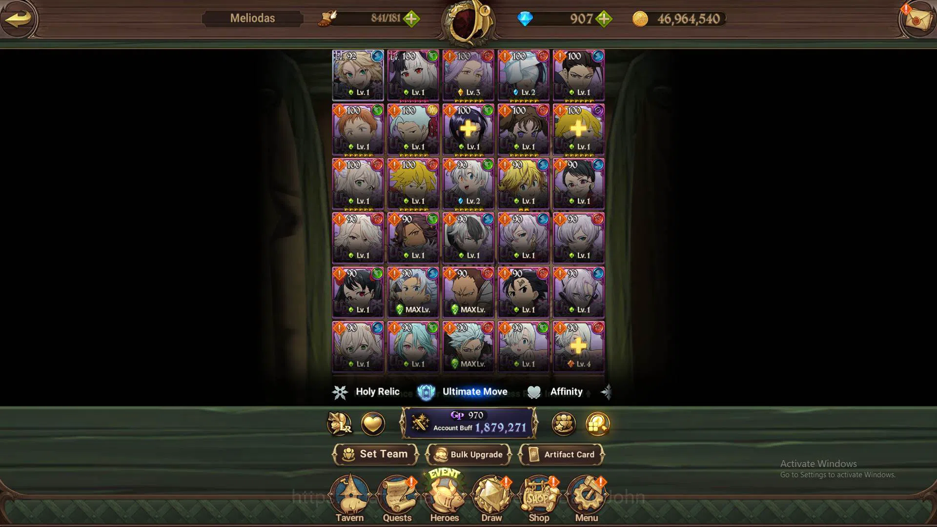 The Seven Deadly Sins: Grand Cross Accounts GLOBAL|1.8M CC|DM 907|LR Roxy|UR Meresca2/6,DKM2/6 image 6