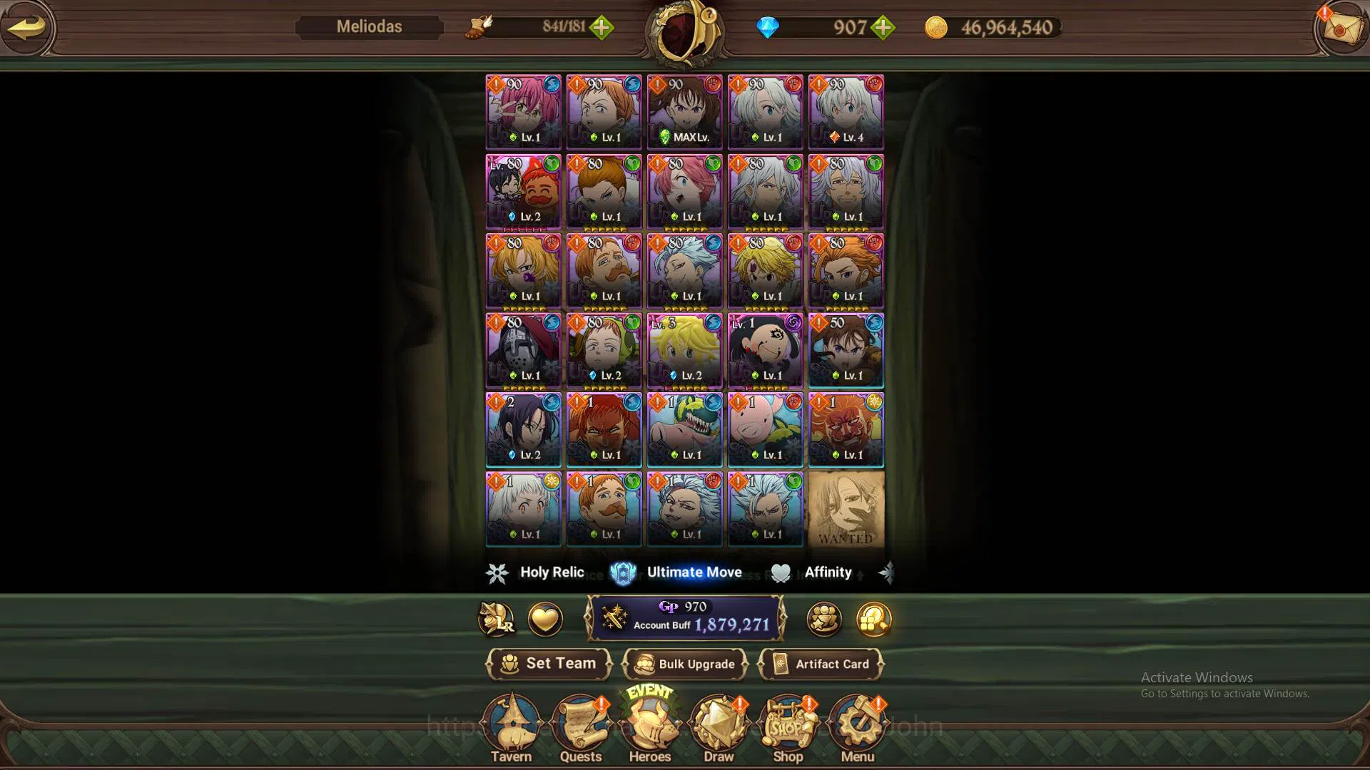 The Seven Deadly Sins: Grand Cross Accounts GLOBAL|1.8M CC|DM 907|LR Roxy|UR Meresca2/6,DKM2/6 image 8
