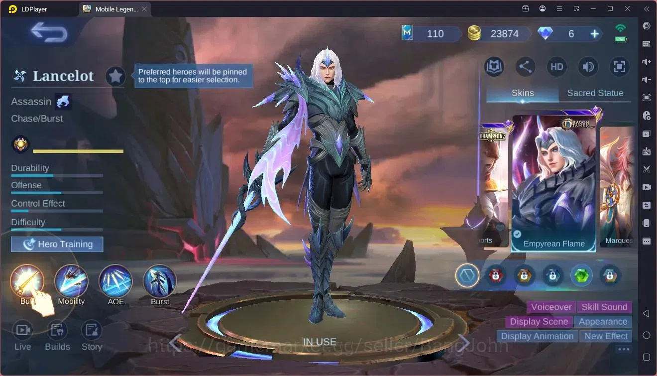 Mobile Legends: Bang Bang Accounts Global|Hero 55|Skin 85|Seasoned|Prime Granger|Naru image 6