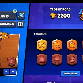 Brawl Stars Accounts Trophy 2072 | 22 Brawlers | 3 Max HC (Nita,Rico,ElPrimo)| 4 Epic Skin | 3K Bling | Check SS BRS075B