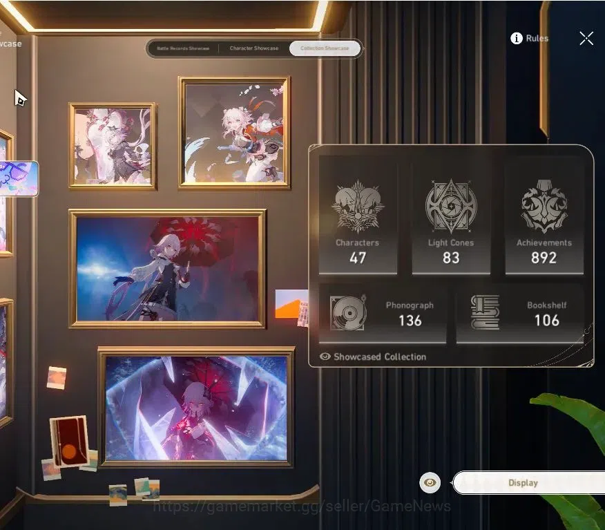 Honkai Star Rail Accounts Asia|TL70|3 Prem Team Meta|17 Limited|[(Archer,Cas image 3