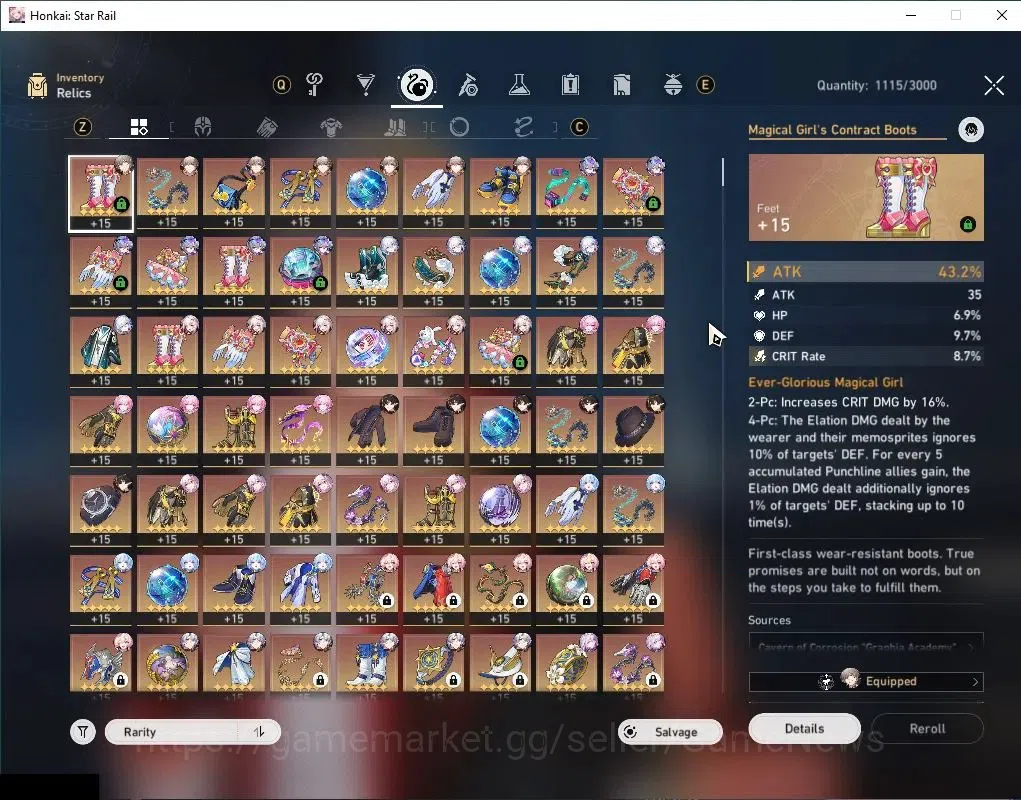 Honkai Star Rail Accounts Asia|TL70|3 Prem Team Meta|17 Limited|[(Archer,Cas image 8