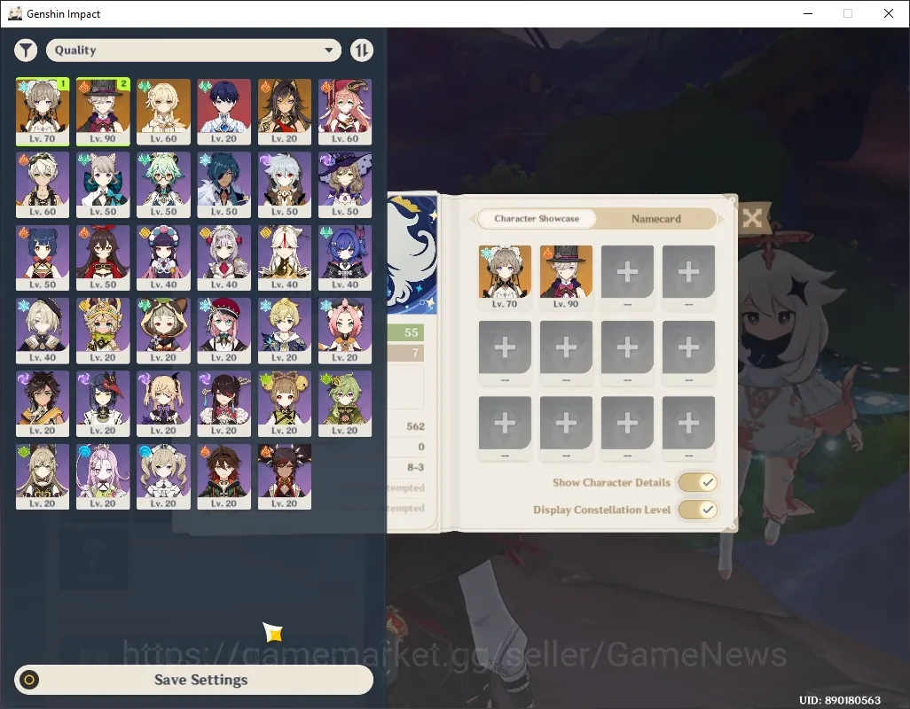 Genshin Impact Accounts Mid Game ASIA|AR 55|2 Limited + 2 (*5 Weapon)|Sandrone & Lyney|Aqua Simulacra & Wolf's 1
