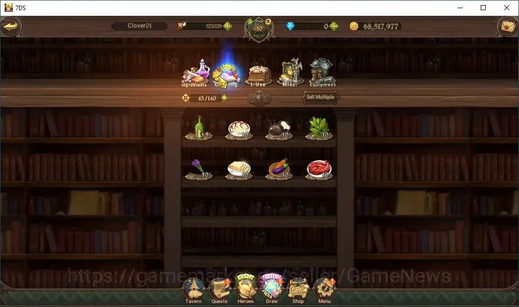 The Seven Deadly Sins: Grand Cross Accounts Global|794K CC|1 LR+4 UR|Elizabeth,Nemeis Meliodas image 11