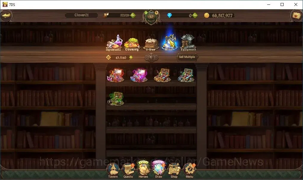 The Seven Deadly Sins: Grand Cross Accounts Global|794K CC|1 LR+4 UR|Elizabeth,Nemeis Meliodas image 13