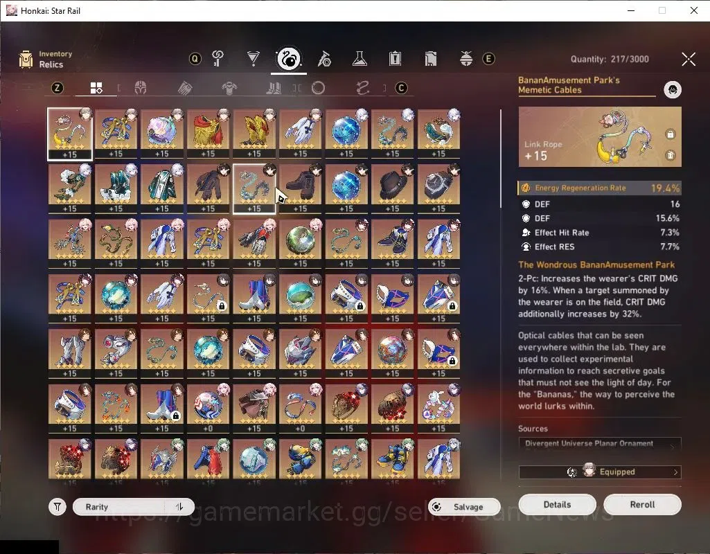 Honkai Star Rail Accounts Asia|TL 70|Archer Prem Team|10 Limited|[ArcherE1,S image 10
