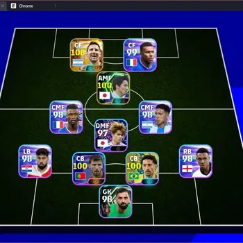 eFootball Accounts High-End Mobile |PW 3080|New Bigtime Lionel Messi|Epic Shinji Ono,Serginho|Showtime Kubo|2026|Check SS