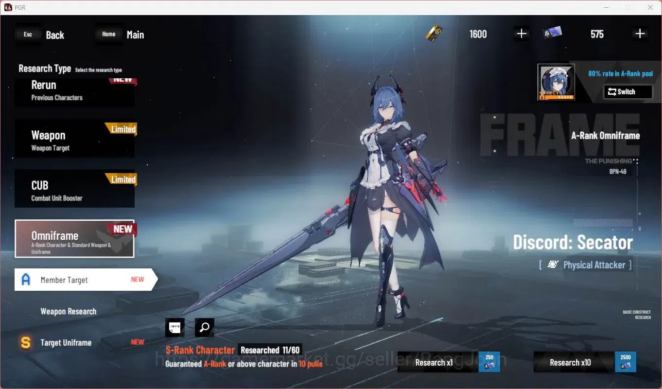 Punishing: Gray Raven Accounts Mid-Game ASIA | L44| SS Lucia IC Lv78, S Lucia CW+Sign Lv52, S Bianca Lv25, S Feral Lv21 |BC 12