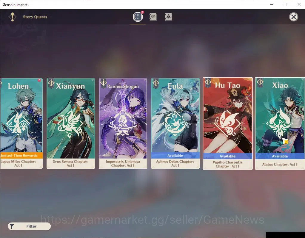 Genshin Impact Accounts ASIA | AR 51 | 3 Limited + 2 (*5Weapon) | Neuvilet image 12