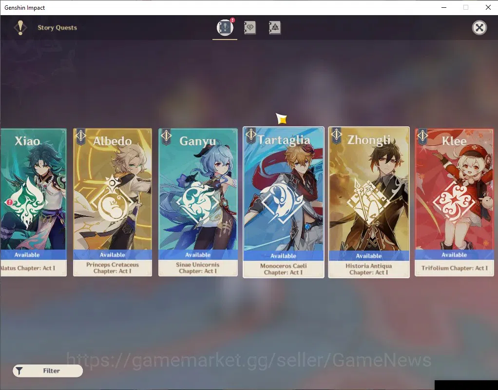 Genshin Impact Accounts ASIA | AR 51 | 3 Limited + 2 (*5Weapon) | Neuvilet image 13