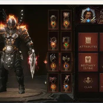 Diablo Immortal Accounts Others SEA - Izual|60(1004) Barbarian - Slinger|CR 48313|Reso 570|Inverno V|Broodtalon Lv30 (*3)|CC