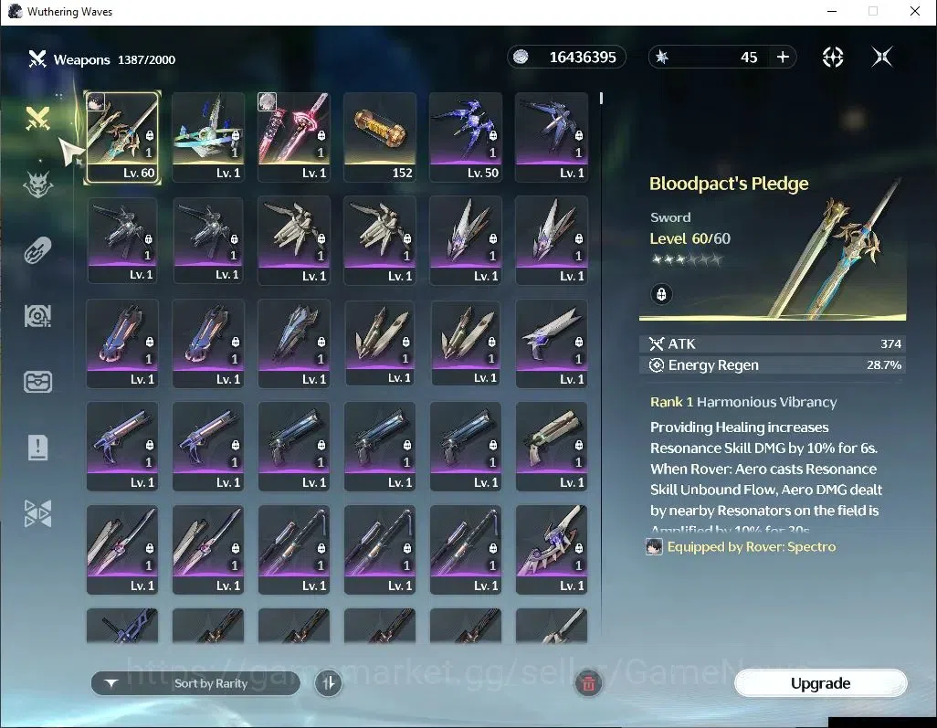 Wuthering Waves Accounts NA|UL 48|1 Limited| [Hiyuki R5]+Sign |Data Bank Lv image 5