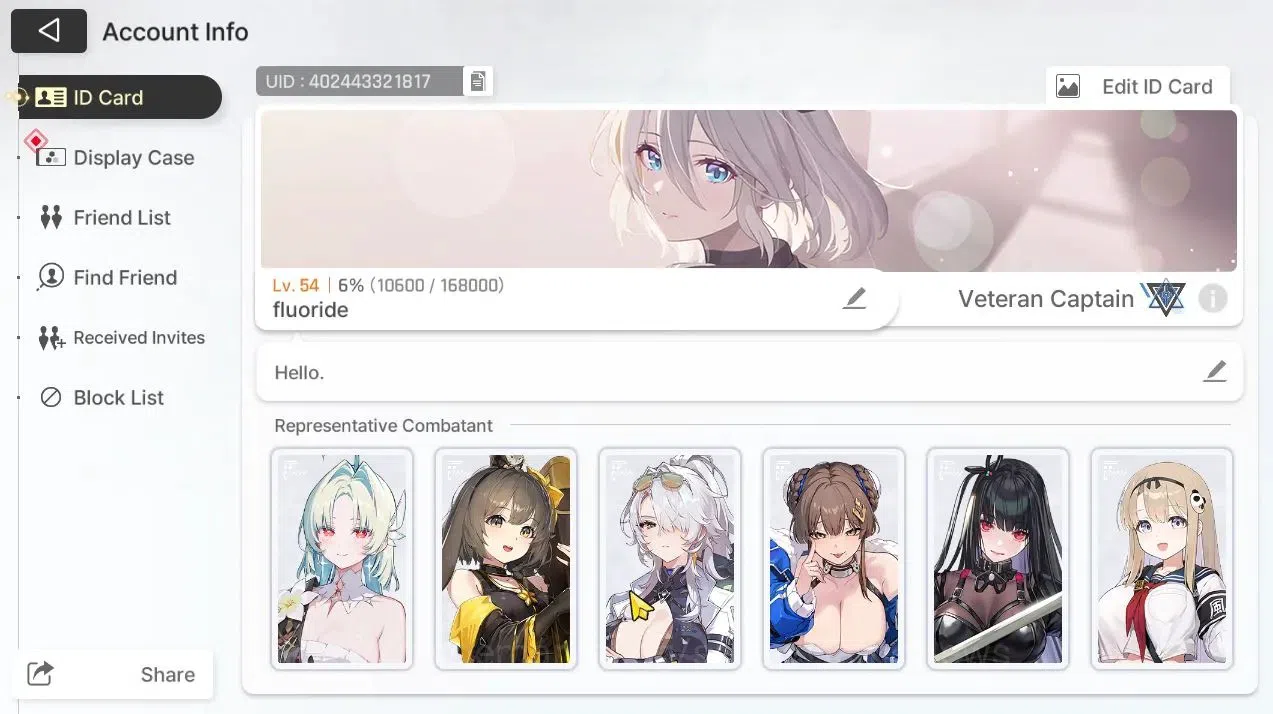 Chaos Zero Nightmare Accounts GLOBAL|Lvl 54|7 SSR[HeidemariM4,Yuki,Nine,Haru,Rin image 2