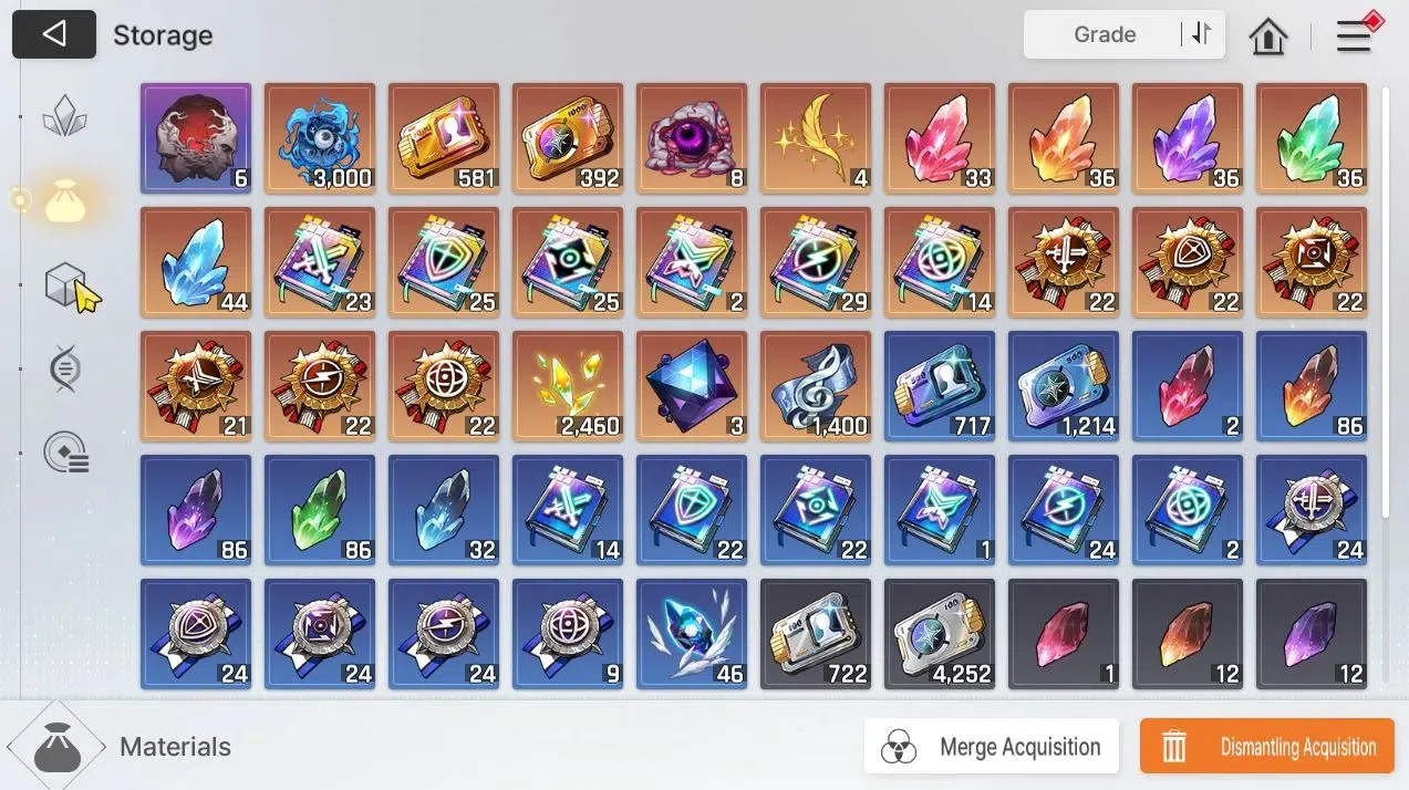 Chaos Zero Nightmare Accounts GLOBAL|Lvl 54|7 SSR[HeidemariM4,Yuki,Nine,Haru,Rin image 8
