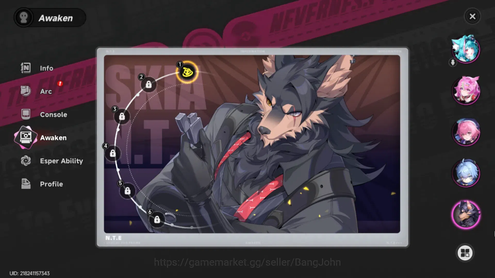 Neverness to Everness Accounts EUROPE | Starter Lv 3 | 2 SSR (Nanally,Sakiri)+ 5  image 11