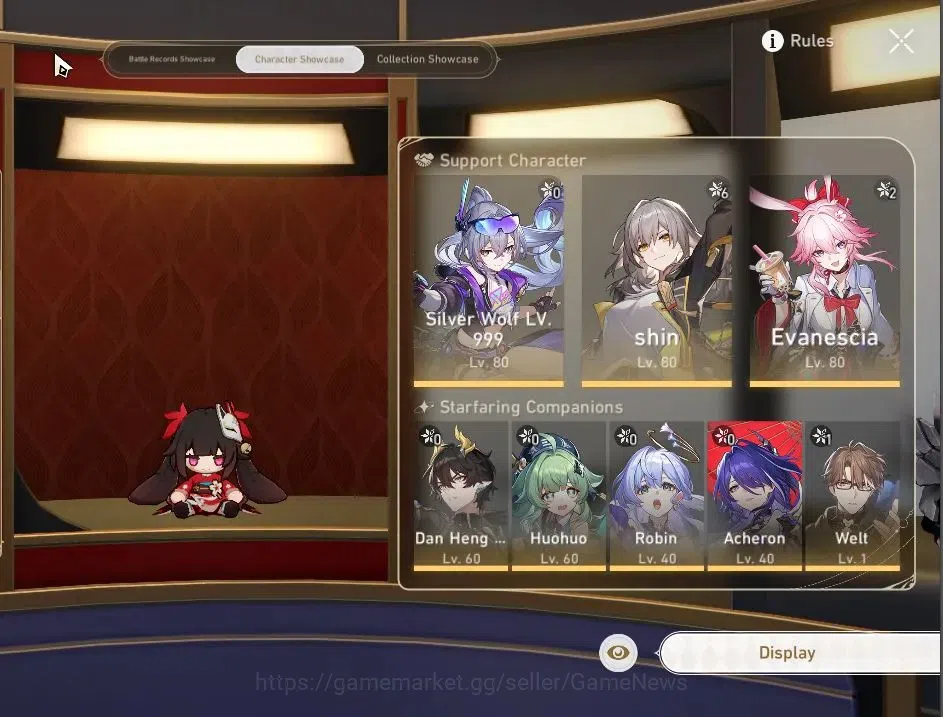 Honkai Star Rail Accounts Others Asia|TL 64|7 Limited|(SW LV999)+Sign Evanescia E2,YaoGuang,Huohuo,DH Terrae,Robin,Acheron 2