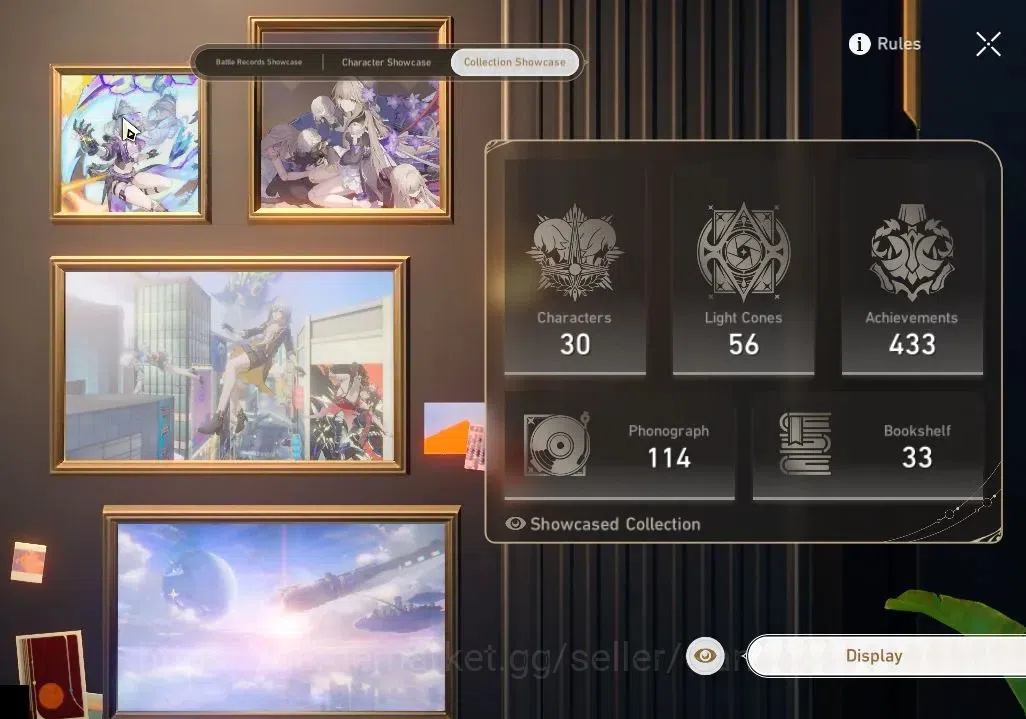 Honkai Star Rail Accounts Others Asia|TL 64|7 Limited|(SW LV999)+Sign Evanescia E2,YaoGuang,Huohuo,DH Terrae,Robin,Acheron 3