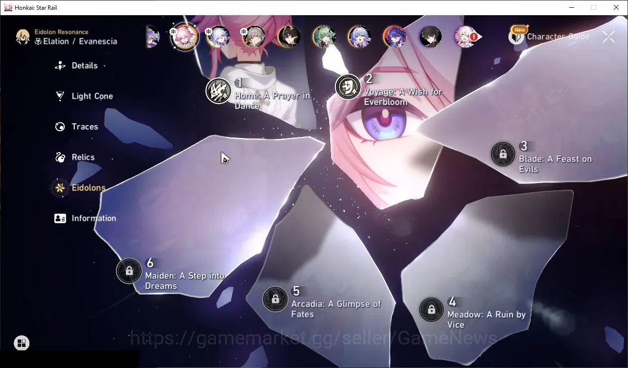 Honkai Star Rail Accounts Others Asia|TL 64|7 Limited|(SW LV999)+Sign Evanescia E2,YaoGuang,Huohuo,DH Terrae,Robin,Acheron 5