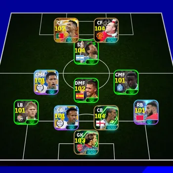 eFootball Accounts Legends & Iconic Players Android| Pw 3161| Bigtime Cristiano Ronaldo 107| Farewell Messi 104| Rio