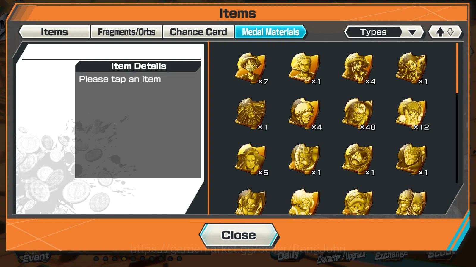 One Piece Bounty Rush Accounts GLOBAL|5 EX | The5elder Nusjuro,DD Shanks ,FR Shan image 5