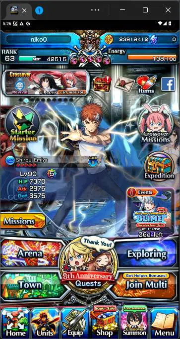 Grand Summoners Others GLOBAL|8 Ascend|SUmmer Miyu,Shirou Emiya TW,Chloe, image 1