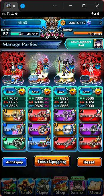 Grand Summoners Accounts Others GLOBAL|8 Ascend|SUmmer Miyu,Shirou Emiya TW,Chloe,Fabricator,Summer Sakura,Celia,etc|check 5