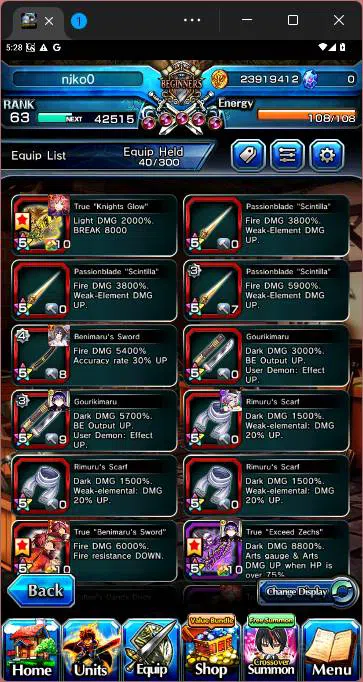 Grand Summoners Accounts Others GLOBAL|8 Ascend|SUmmer Miyu,Shirou Emiya TW,Chloe,Fabricator,Summer Sakura,Celia,etc|check 8